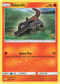 Salandit 30/214 English Pokémon card from Unbroken Bonds (2019)