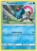 Tentacool 40/214 English Pokémon card from Unbroken Bonds (2019)