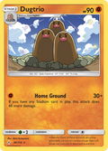Dugtrio 86/214 English Pokémon card from Unbroken Bonds (2019)