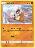 Cubone 90/214 English Pokémon card from Unbroken Bonds (2019)