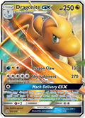 Dragonite-GX 152/236 English Pokémon card from Unified Minds (2019)