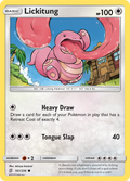 Lickitung 161/236 English Pokémon card from Unified Minds (2019)