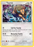 Tauros 164/236 English Pokémon card from Unified Minds (2019)