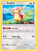 Audino 177/236 English Pokémon card from Unified Minds (2019)