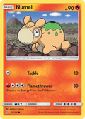 Numel 23/236 English Pokémon card from Unified Minds (2019)