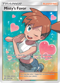 Misty's Favor 235/236 English Pokémon card from Unified Minds (2019)