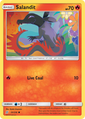Salandit 33/236 English Pokémon card from Unified Minds (2019)