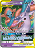 Espeon & Deoxys-GX 72/236 English Pokémon card from Unified Minds (2019)
