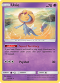 Uxie 83/236 English Pokémon card from Unified Minds (2019)