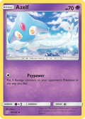 Azelf 85/236 English Pokémon card from Unified Minds (2019)