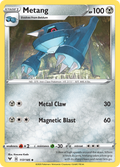 Metang 117/185 English Pokémon card from Vivid Voltage (2020)