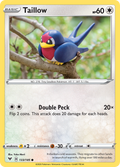 Taillow 133/185 English Pokémon card from Vivid Voltage (2020)