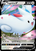 Togekiss V 140/185 English Pokémon card from Vivid Voltage (2020)