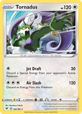 Tornadus 142/185 English Pokémon card from Vivid Voltage (2020)