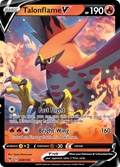 Talonflame V 29/185 English Pokémon card from Vivid Voltage (2020)