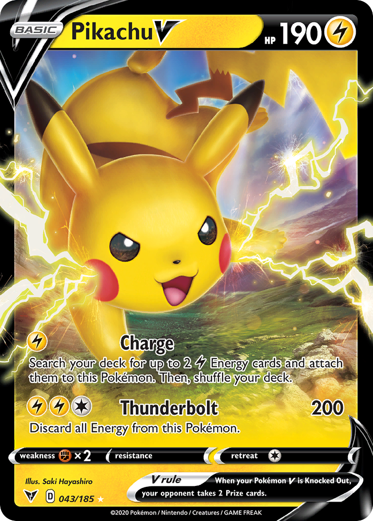 Pikachu V 43/185 | Vivid Voltage | GATECRASH