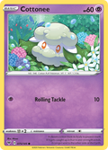 Cottonee 75/185 English Pokémon card from Vivid Voltage (2020)