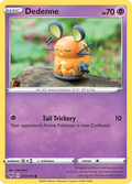 Dedenne 77/185 English Pokémon card from Vivid Voltage (2020)