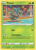 Pineco 8/185 English Pokémon card from Vivid Voltage (2020)