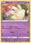 Milcery 80/185 English Pokémon card from Vivid Voltage (2020)