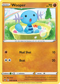 Wooper 83/185 English Pokémon card from Vivid Voltage (2020)