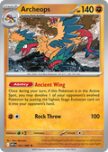 Archeops 51/86 — English Pokémon White Flare (2025)
