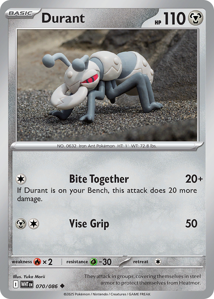 Durant 70/86 — English Pokémon White Flare (2025)