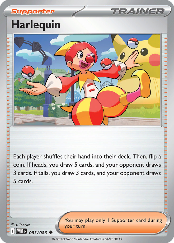 Harlequin 83/86 — English Pokémon White Flare (2025)