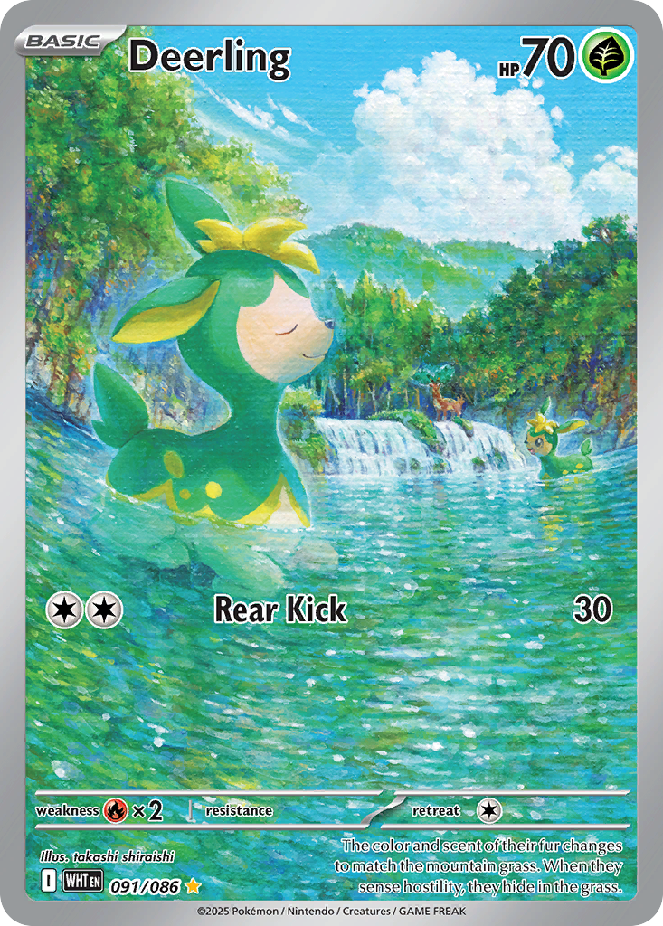 Deerling 91/86 — English Pokémon White Flare (2025)