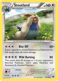 Stoutland 110/146 English Pokémon card from XY (2014)