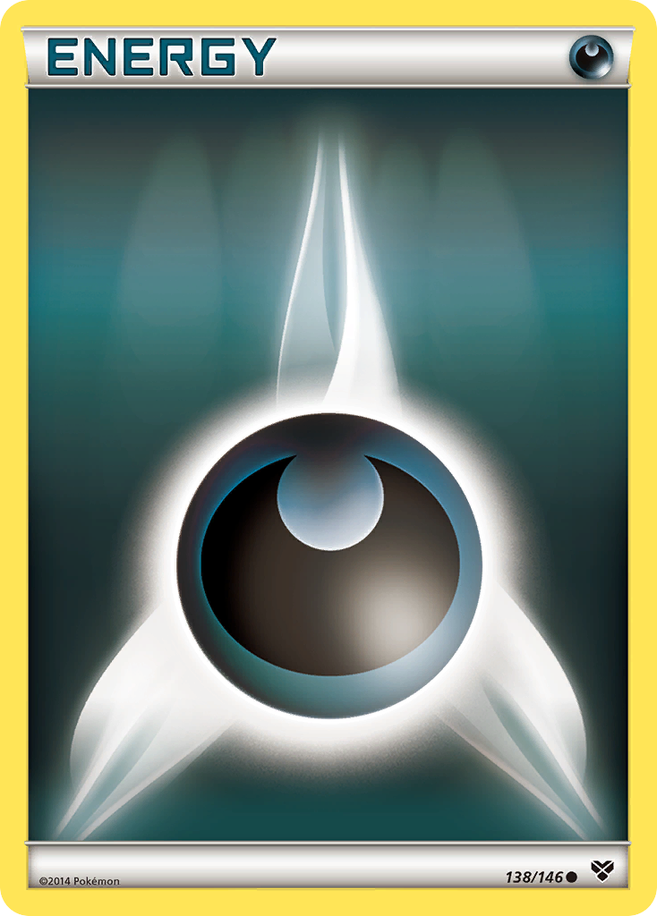 Darkness Energy 138/146 English Pokémon card from XY (2014)