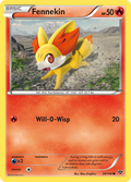Fennekin 24/146 English Pokémon card from XY (2014)