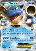 Blastoise-EX 29/146 English Pokémon card from XY (2014)