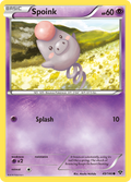 Spoink 49/146 English Pokémon card from XY (2014)