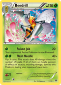 Beedrill 5/146 English Pokémon card from XY (2014)