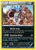 Malamar 76/146 English Pokémon card from XY (2014)