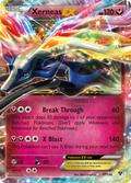 Xerneas-EX 97/146 English Pokémon card from XY (2014)
