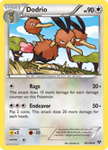Dodrio 99/146 English Pokémon card from XY (2014)
