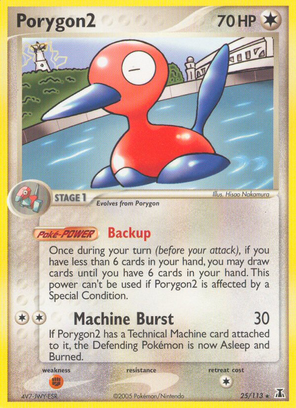 Porygon2 25/113 Pokémon EX Delta Species (2005) English card — catalogue reference