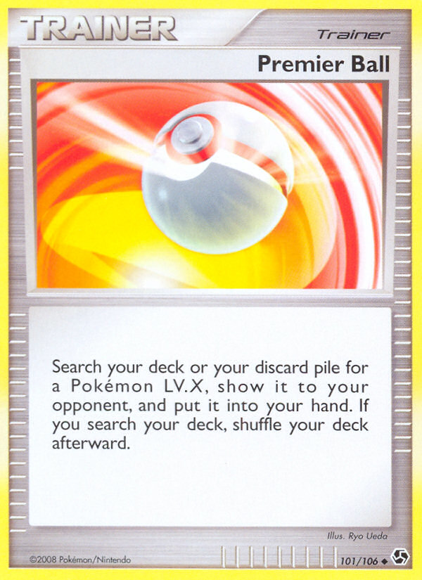Premier Ball 101/106 Pokémon Great Encounters (2008) English card — catalogue reference