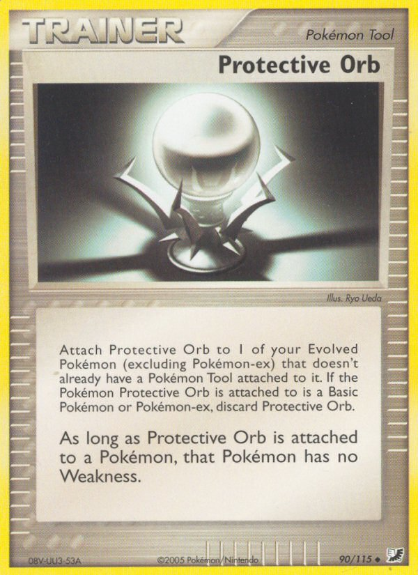 Protective Orb 90/115 Pokémon EX Unseen Forces (2005) English card — catalogue reference