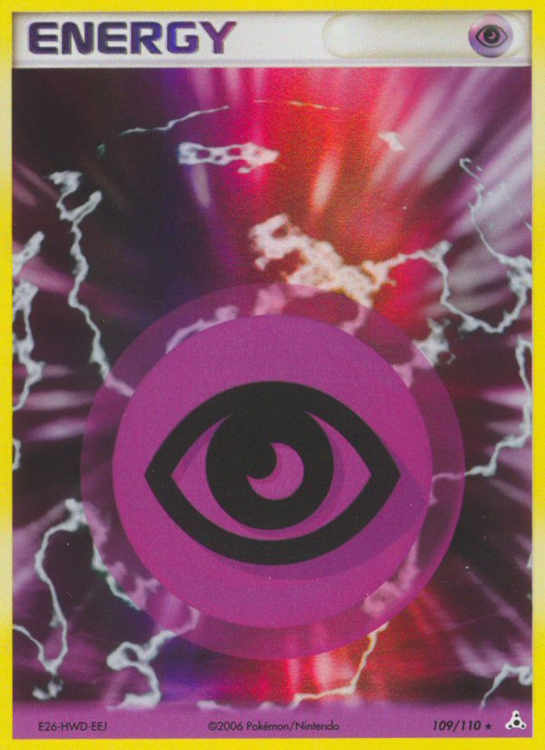 Psychic Energy 109/110 Pokémon EX Holon Phantoms (2006) English card — catalogue reference