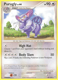 Purugly 36/130 Pokémon Diamond & Pearl (2007) English card — catalogue reference