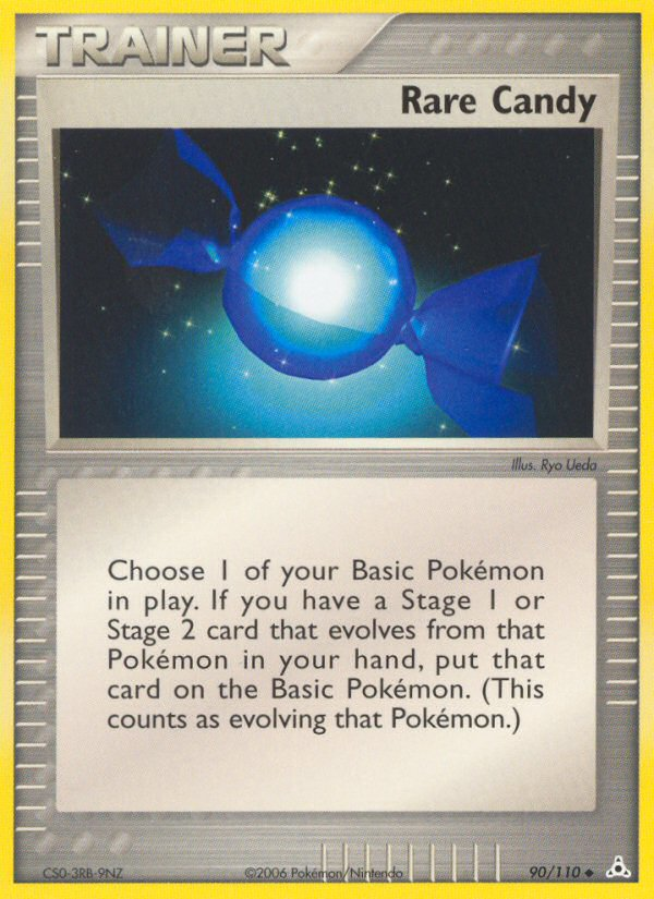 Rare Candy 90/110 Pokémon EX Holon Phantoms (2006) English card — catalogue reference