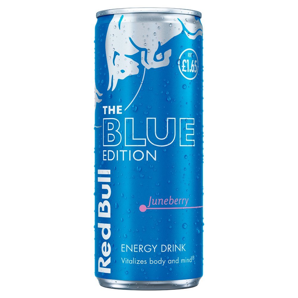 Red Bull Blue Edition Juneberry 250ml can