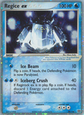 Regice ex 98/106 Pokémon EX Emerald (2005) English card — catalogue reference