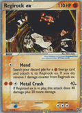 Regirock ex 99/106 Pokémon EX Emerald (2005) English card — catalogue reference