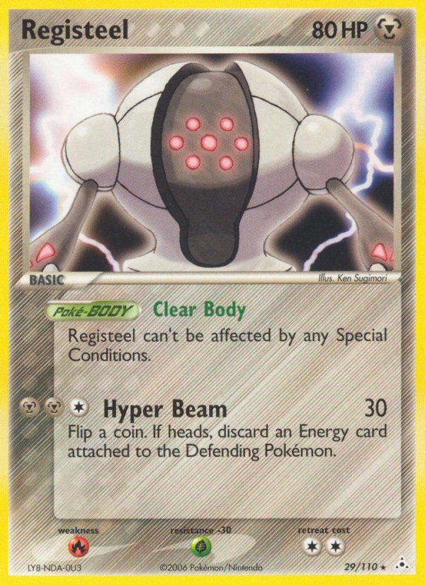 Registeel 29/110 Pokémon EX Holon Phantoms (2006) English card — catalogue reference