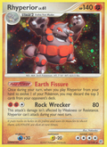 Rhyperior 12/130 Pokémon Diamond & Pearl (2007) English card — catalogue reference