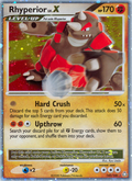 Rhyperior LV.X 145/146 Pokémon Legends Awakened (2008) English card — catalogue reference